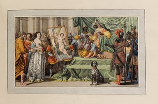 Galerie de Mignard ou collection de dix-huit lithographies representant les amours de Theagenes et Chariclee.