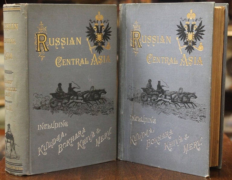 Item #B3314 Russian Central Asia: Including Kuldja, Bokhara, Khiva and Merv by Henry Lansdell, D.D. M.R.A.S., F.R.G.S. Author of Through Siberia / With Frontispiece, Maps, and Illustrations / In Two Volumes. Henry Lansdell.