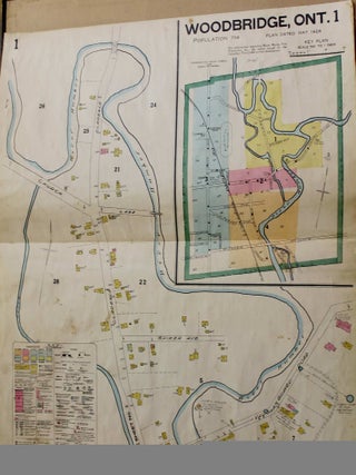 Item #B4086 Insurance Plan of Woodbridge Ont. Charles E. Goad, Underwriters Survey Bureau Limited
