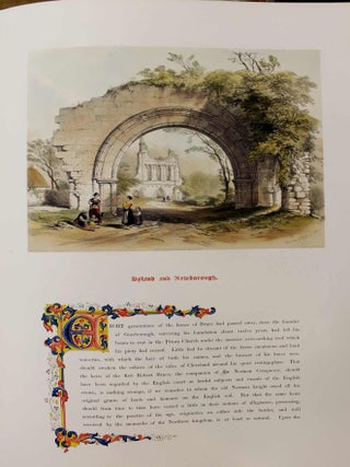 The Monastic Ruins of Yorkshire From Drawings by William Richardson Arrh. With Historical Descriptions by the Rev. Edward Churton. M.A. Lithographed by George Hawkins.