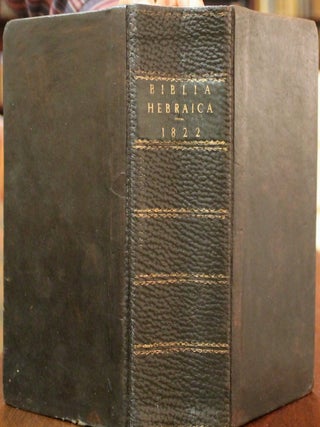 Item #B4335 Biblia Hebraica Manvalia Ad Praestantiores Editiones Accvrata. Johann Simonis