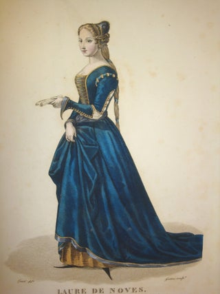 Galerie francaise de femmes celebres par leurs Talens, leur Rang ou leur Beaute ; Ou Portraits en Pied, Dessines par Lante, d’apres des originaux Inedits, Graves par Gatine, et Colories