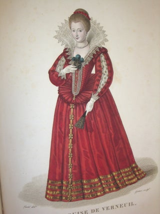 Galerie francaise de femmes celebres par leurs Talens, leur Rang ou leur Beaute ; Ou Portraits en Pied, Dessines par Lante, d’apres des originaux Inedits, Graves par Gatine, et Colories