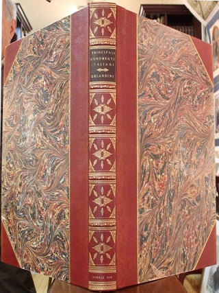Item #B5445 Atlante illustrativo, ossia Raccolta dei principali monumenti italiani antichi, del...