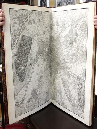 ATLAS DES ENVIRONS PARIS par Mr. l’abbe De La Grive Geographe de la ville de Paris. De la Societe Royal de Londres