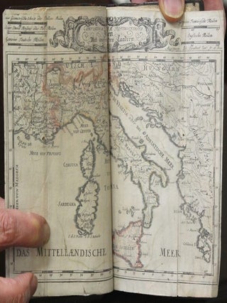 Provinciarum Italiae geographica descriptio : Italien mit angränzenden Königreichen und Provinzien ... in XXXII aufeinander zutreffende Tabellen vorgestellet ... Samt einem Vor-Bericht und Anzeig aller darinnen benahmsten Königreiche, Länder und Provinzien, ... Und dann zu End angehängtem ausführlichen Register... ; Mit Röm. Kayserl. Maj. Freyheit