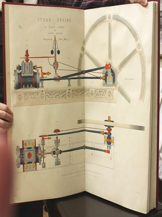 Collection of drawings in detail of the most approved construction of American machinery : with descriptions, calculations and specifications / by the American Engineering Society of New York. “Bound with "Collection of drawings in detail of the most approved construction of American machinery : with descriptions, calculations amd specifications / by the American Engineering Society of New York. “Bound with "American engineering, illustrated by large and detailed engravings embracing various branches of mechanical art, stationary, marine, river boat, screw propeller, locomotive, pumping and steam fire engines, rolling and sugar mills, tools, and iron bridges, of the newest and most approved construction.