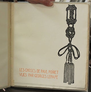 Item #B6622 Les Choses de Paul Poiret vues par Georges Lepape. (Views by Georges...