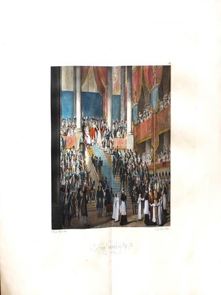Le Sacre de S. M. l'Empereur Napoléon dans l'église métropolitaine de Paris, le XI frimaire an XIII