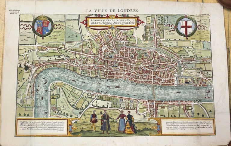 Item #M10007 La Ville De Londres. Londinum Feracissimi Angliae Regni Metropolis. Francois De Belleforest.