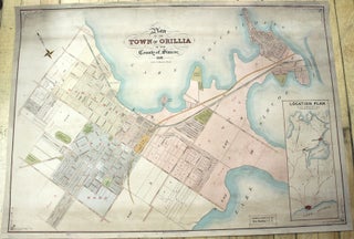 Item #M10053 Map of the Town of Orillia in the County of Simcoe. C. E. K L. Burnet