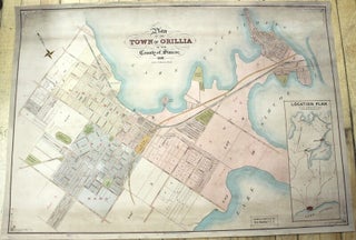 Item #M10053 Map of the Town of Orillia in the County of Simcoe. C. E K L. Burnet