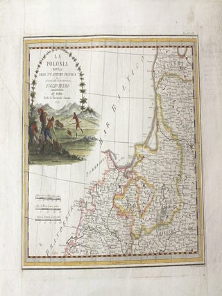 Item #M10069 La Polonia Divisa Nelle Sue Antiche Province. Giovanni Maria Cassini
