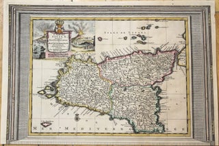 Item #M10128 L'Ile De Sicile Suivant les Nouvelles Observations. Pierre Van Der Aa
