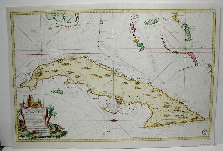 Item #M1015 Carte Reduite de l'Isle de Cube. Jacques Nicolas Bellin.