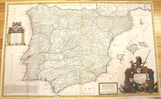 Item #M10152 A New and Exact Map of Spain & Portugal Divided into its Kingdoms and Principalities...