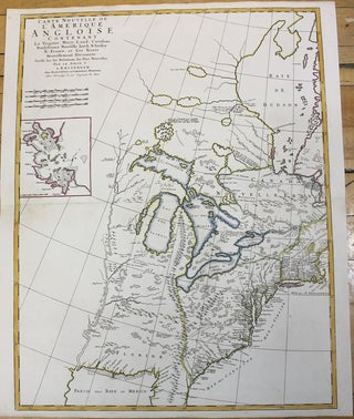 Item #M10183 Carte Nouvelle De L'Amerique Angloise Contenant La Virginie, Mary-Land, Caroline,...
