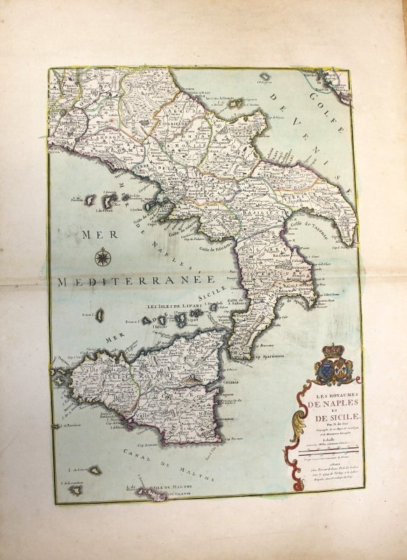 Item #M10188 Les Royaumes De Naples Et De Sicile. N. De Fer.