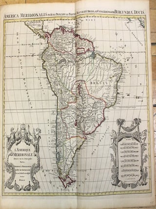 Item #M10194 L'Amerique Meridionale Divisee en ses Principales Parties./ America Meridionalis In...