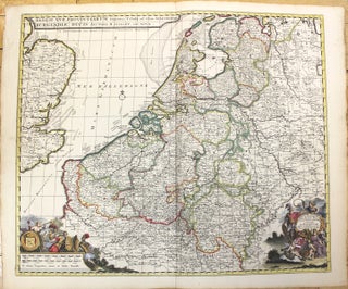 Item #M10239 Belgii XVII. Provintiarum Universa Tabula.../ XVII Provinces Des Pays-Bas. H. Jaillot