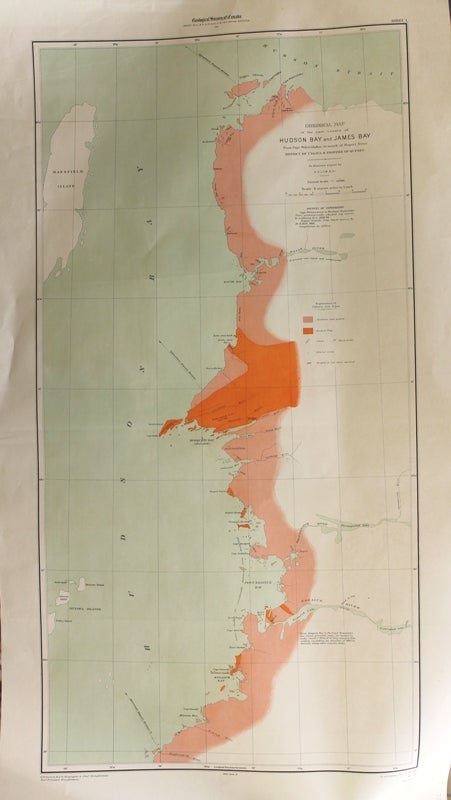 Item #M10244 Hudson Bay and James Bay. A P. Low, C O. Senecal.