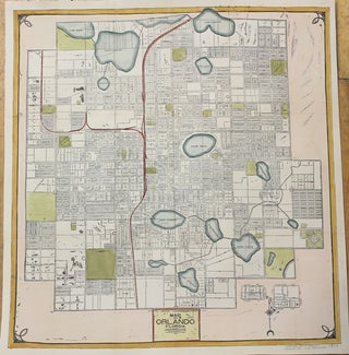 Item #M10257 Map of Orlando Florida. C R. Ramsey, W A. McLeod