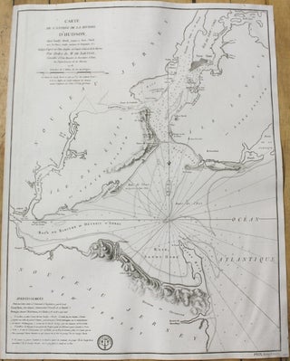 Item #M10264 Carte De L'Entree De La Riviere D'Hudson, depuis Sandy-Hook jusques a New-York, avec...