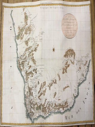Item #M10274 Carte De La Partie Meridionale De L'Afrique, Pour Servir d'intelligence aux deux...