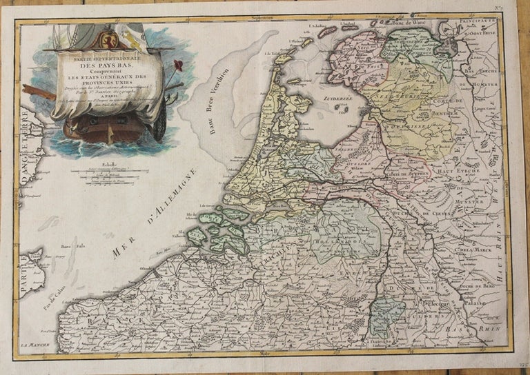 Item #M10294 Partie Septentrionale Des Pays Bas, Comprenant Les Etats Generaux Des Provinces Unies. Jean Janvier.