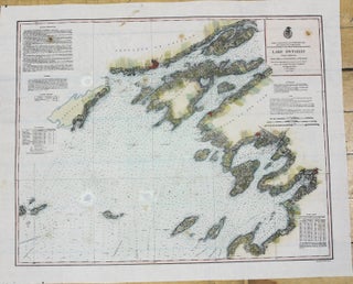 Item #M10333 Lake Ontario Coast Chart No.1(Greater Kingston & Vicinity). Major C. B. Comstock