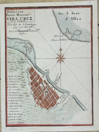 Item #M10335 Delineatio Portus Mexicani Vera Cruz. D'Anville - Homman