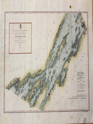Item #M10379 Survey of the Northern and North Western Lakes...Saint Lawrence River Chart No....