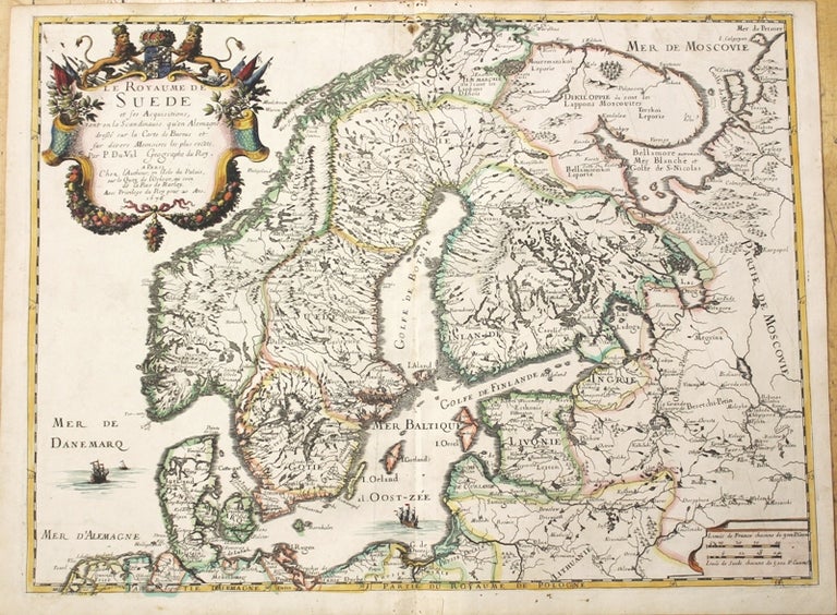 Item #M10407 Le Royaume De Suede et ses Acquisitions, tant en la Scandinauie qu'en Alemagne dresse sur la Carte de Bureus. Pierre Du Val.
