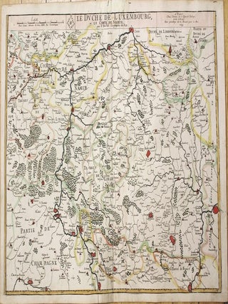 Item #M10408 Le Duche De Luxembourg, et Le Comte De Namur. Pierre Du Val