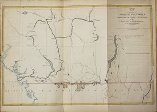 Item #M10476 Reduced Map of a portion of British Columbia compiled from the Surveys &...