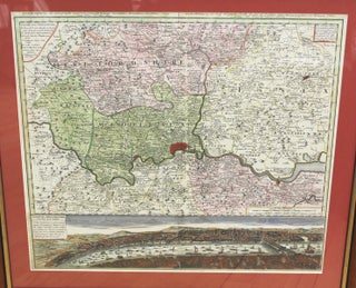 Item #M10480 Regionis quae est circa Londinum … Ausfuhrliche Geographische Vorstellung der...