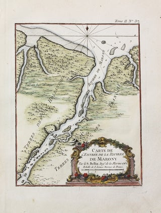 Item #M10523 Carte De L'Entree De La Riviere De Marony. J. N. Bellin