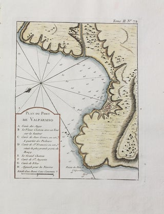 Item #M10526 Plan Du Port De Valparaiso. J. N. Bellin