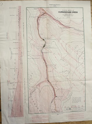 Item #M10538 Placer Mines of Cunningham Creek. Alfred R. C. Selwyn, Amos Bowman, James McEvoy