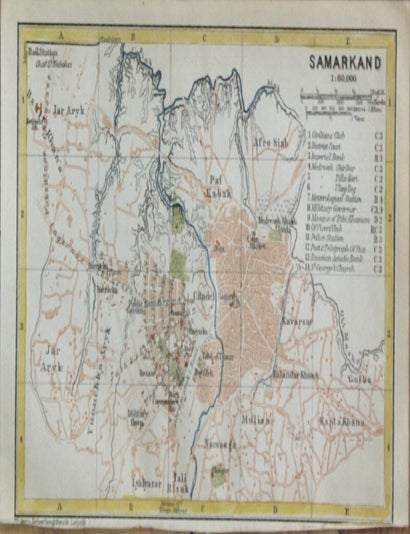 Item #M10560 Samarkand. Karl Baedeker.