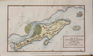 Item #M10581 Map of the Island of Kishm to accompany the paper by Lieut. Col. Lewis Pelly. Edward...
