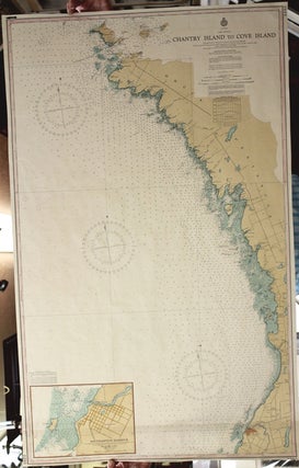 Item #M10583 Lake Huron Chantry Island to Cove Island. W J. Stewart, F Anderson