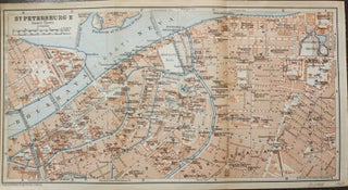 Item #M10602 St. Petersburg II Inner Town. Karl Baedeker