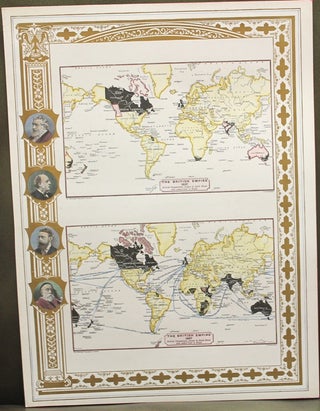 Item #M10617 The British Empire 1837-1897. Geographical Institute, J G. Bartholomew