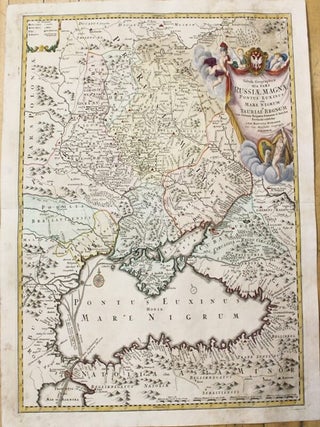 Item #M10624 Tabula Geographica Qua Pars Russiae Magnae Pontus Euxinus seu Mare Nigrum et Tauriae...