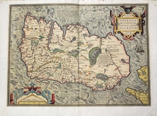 Item #M10680 Eryn. Hiberniae Britannicae Insulae Nova Descriptio. Irlandt. Abraham Ortelius