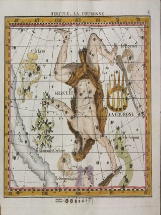 Item #M10705 Hercule La Couronne. John Flamsteed, Jean Fortin