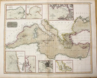 Item #M10709 Chart of the Mediterranean Sea. John Thomson