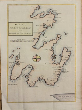 Item #M10724 The Coast of New Foundland from Placencia to Cape Bonavista. John Senex, Edmund...