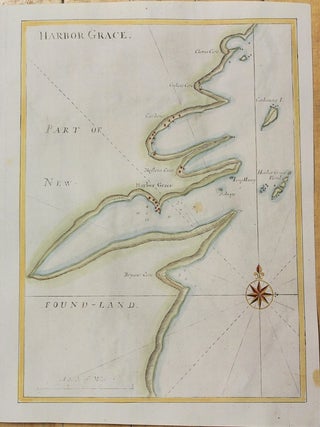 Item #M10725 Harbor Grace. Part of New Found-Land. John Senex, Edmund Halley, Nathaniel Cutler